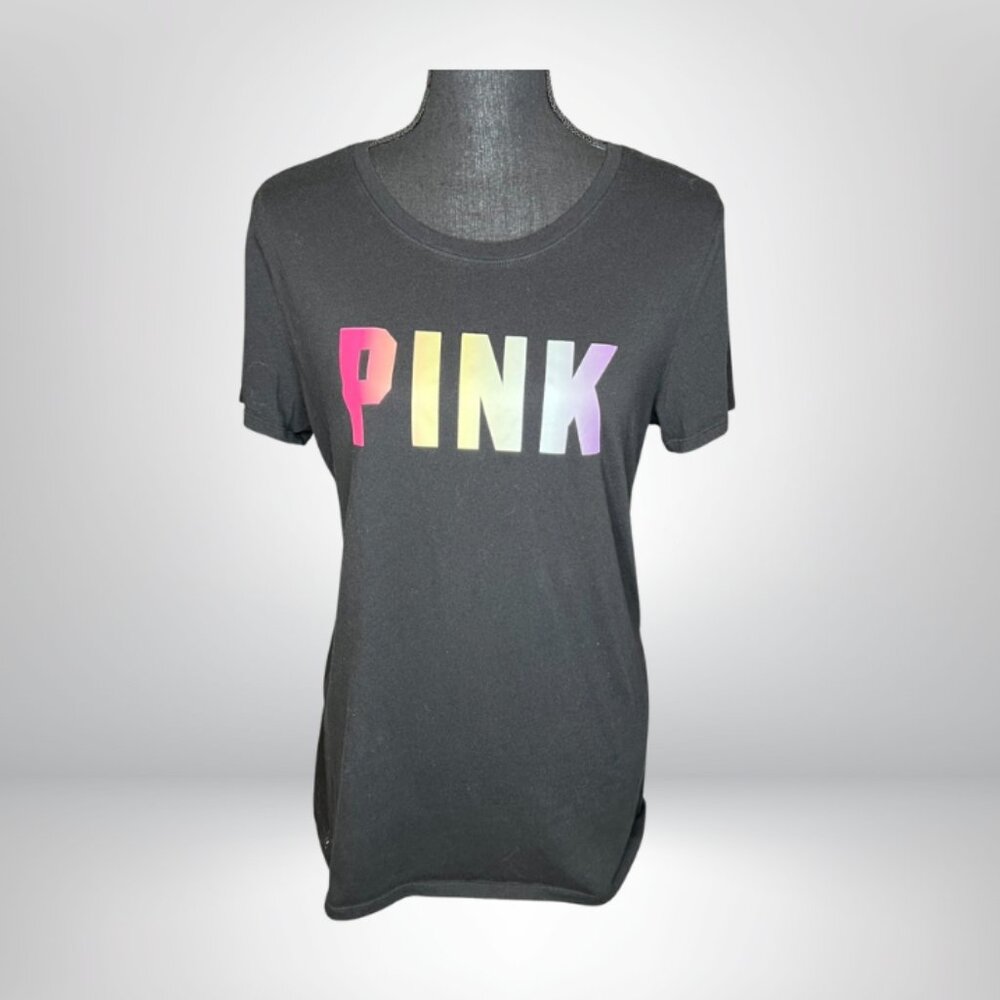 Pink Ombre Rainbow SS Tee Shirt (L)